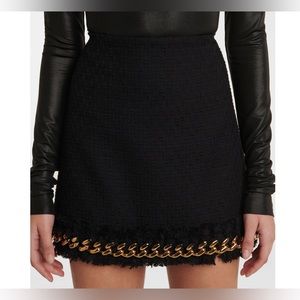 Versace gold chain mini skirt NWT